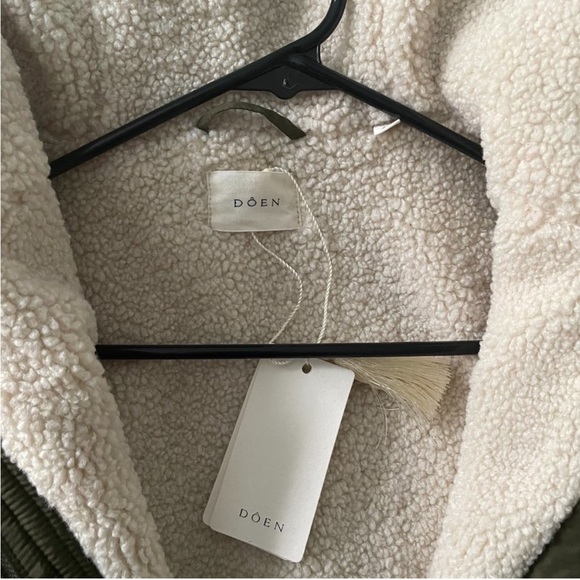 NWT Doen Coat, Dell long coat in Olive Grove, size XS. - Picture 6 of 11